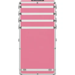 vidaXL Maletas Y Bolsos De Viaje-Maletín trolley de maquillaje de aluminio