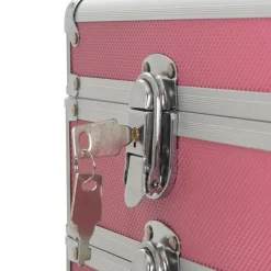 vidaXL Maletas Y Bolsos De Viaje-Maletín trolley de maquillaje de aluminio
