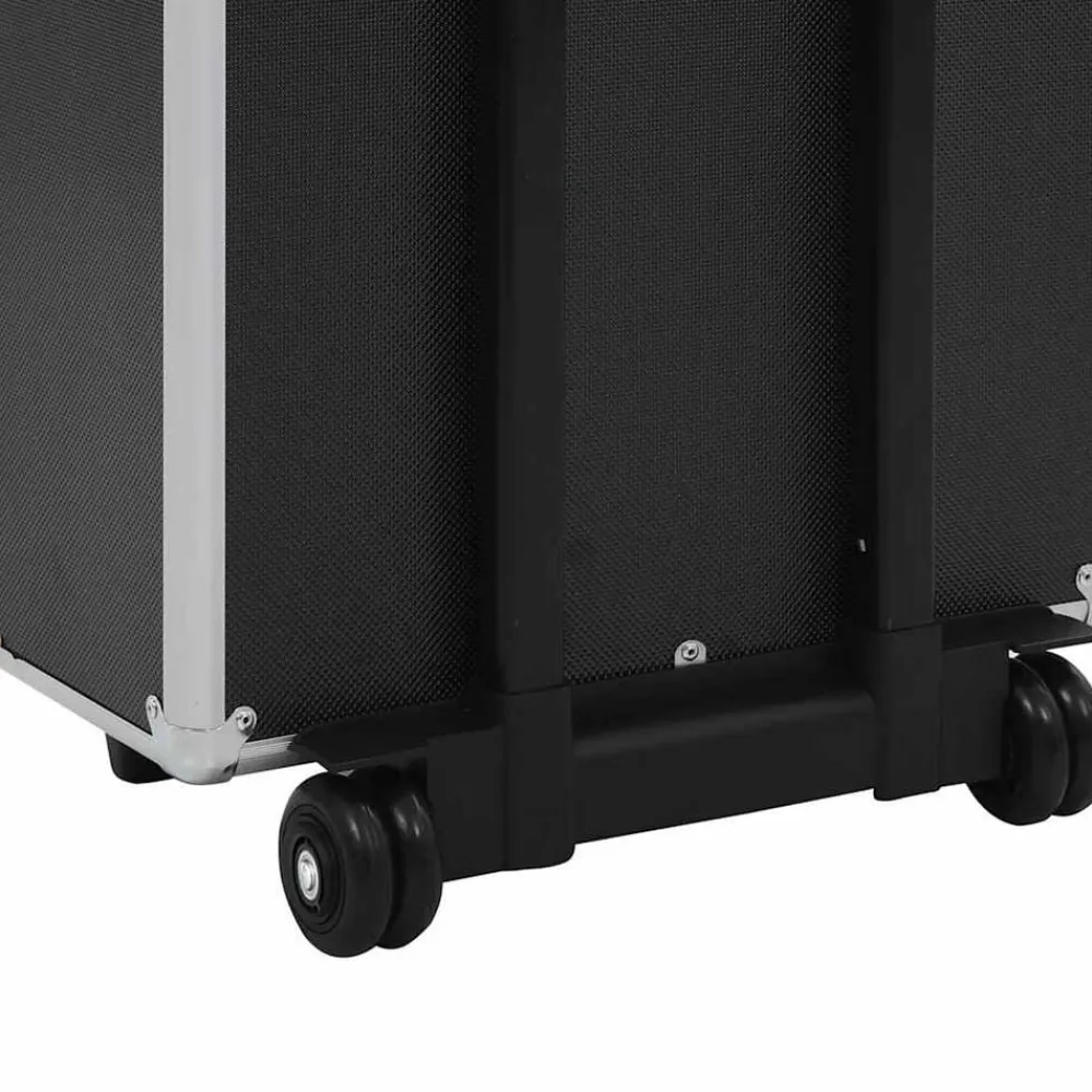 vidaXL Maletas Y Bolsos De Viaje-Maletín trolley de maquillaje de aluminio