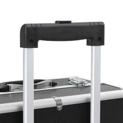 vidaXL Maletas Y Bolsos De Viaje-Maletín trolley de maquillaje de aluminio