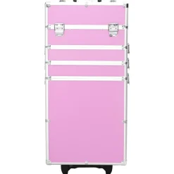 vidaXL Maletas Y Bolsos De Viaje-Maletín trolley de maquillaje de aluminio