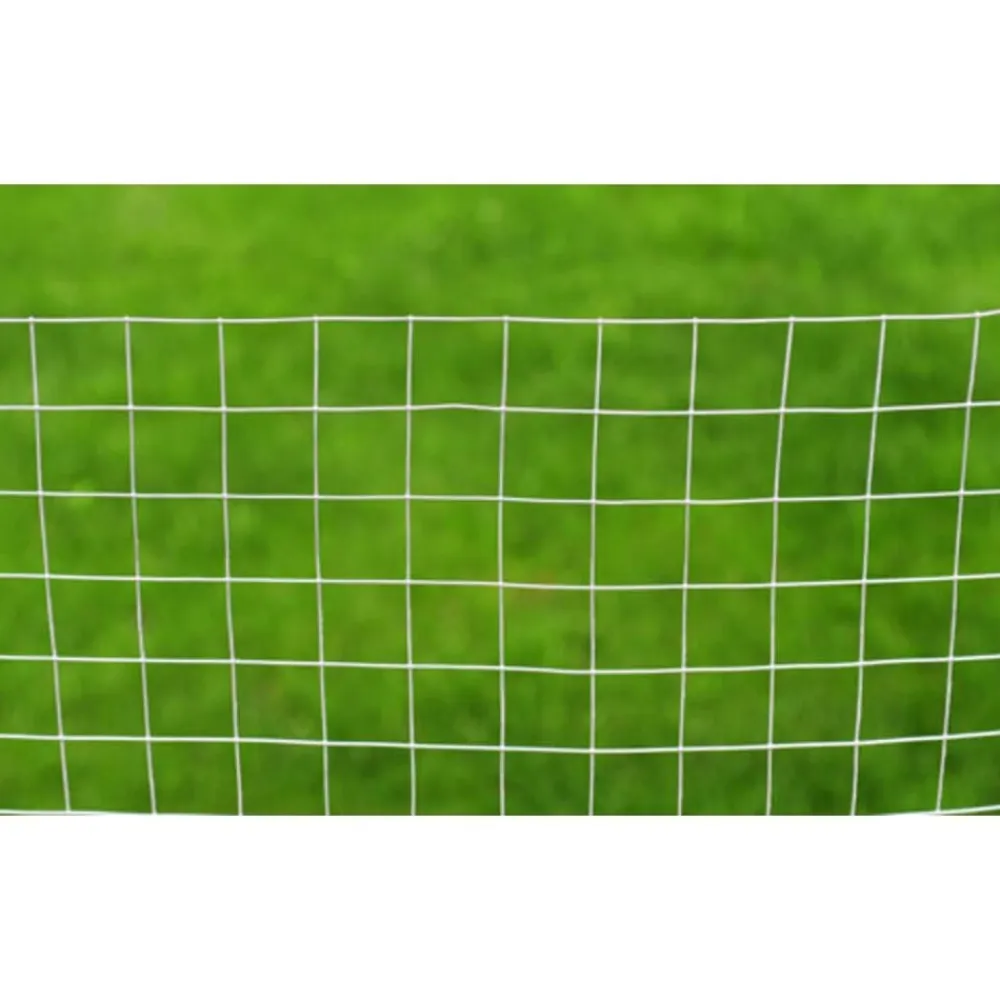 vidaXL Malla de alambre cuadrada acero galvanizado 1x25 m Plateado Online