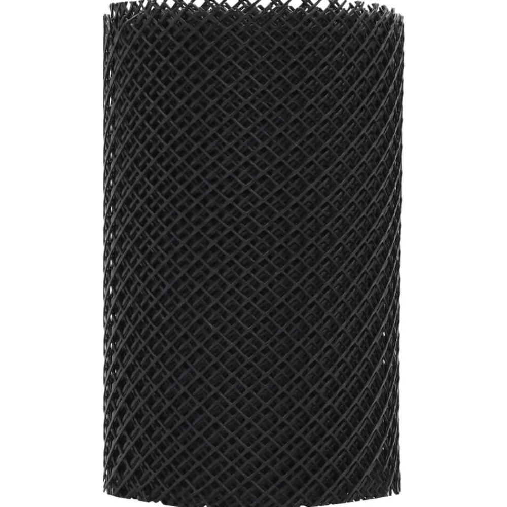 vidaXL Materiales De Construcción-Malla para canalones con clips 4 unidades HDPE 1,08 ㎡