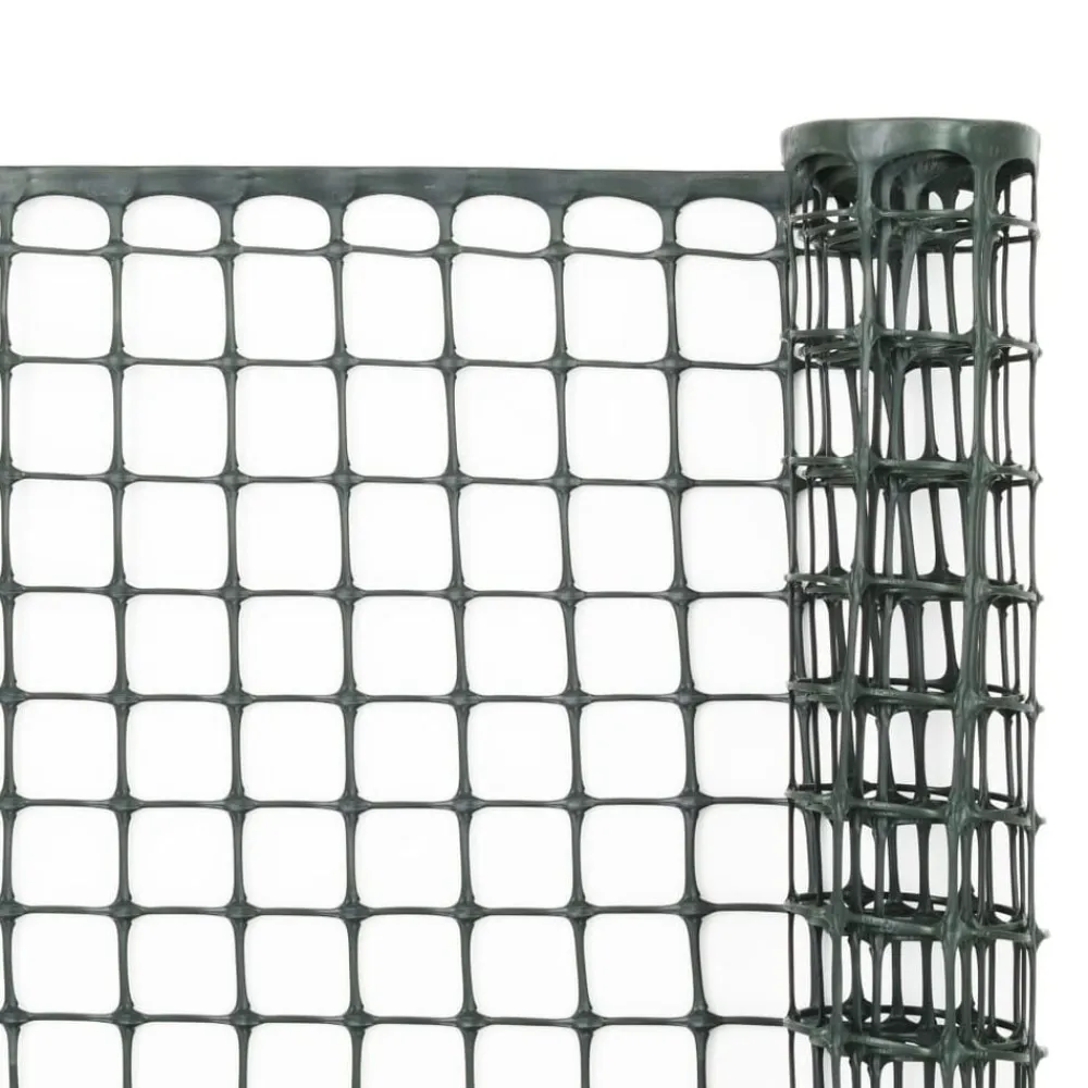 vidaXL Vallas De Jardín-Malla para valla de jardín HDPE 5 unidades 1x1,2 m verde