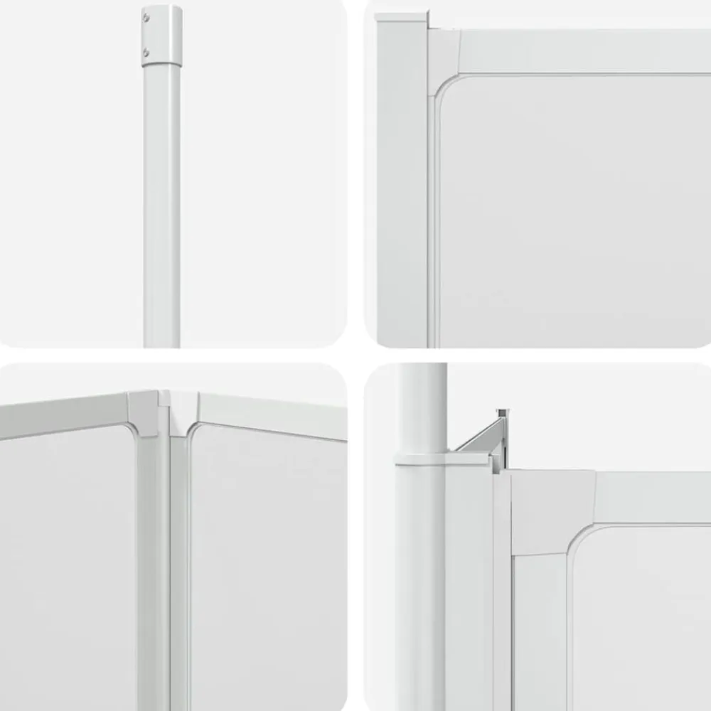 vidaXL Fontanería-Mampara de baño Esmerilado 120 x 70 x 137 cm Aluminio