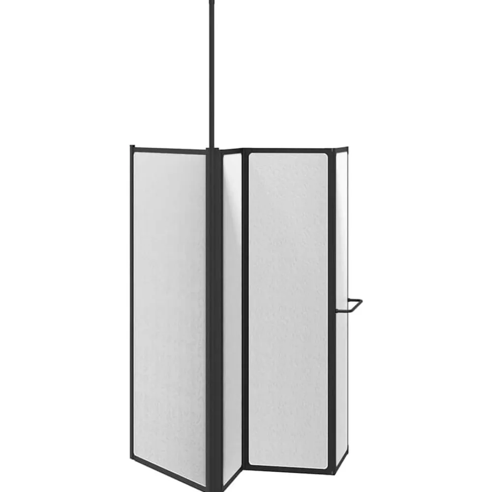vidaXL Mampara de ducha 120 x 70 x 137 cm Aluminio Best