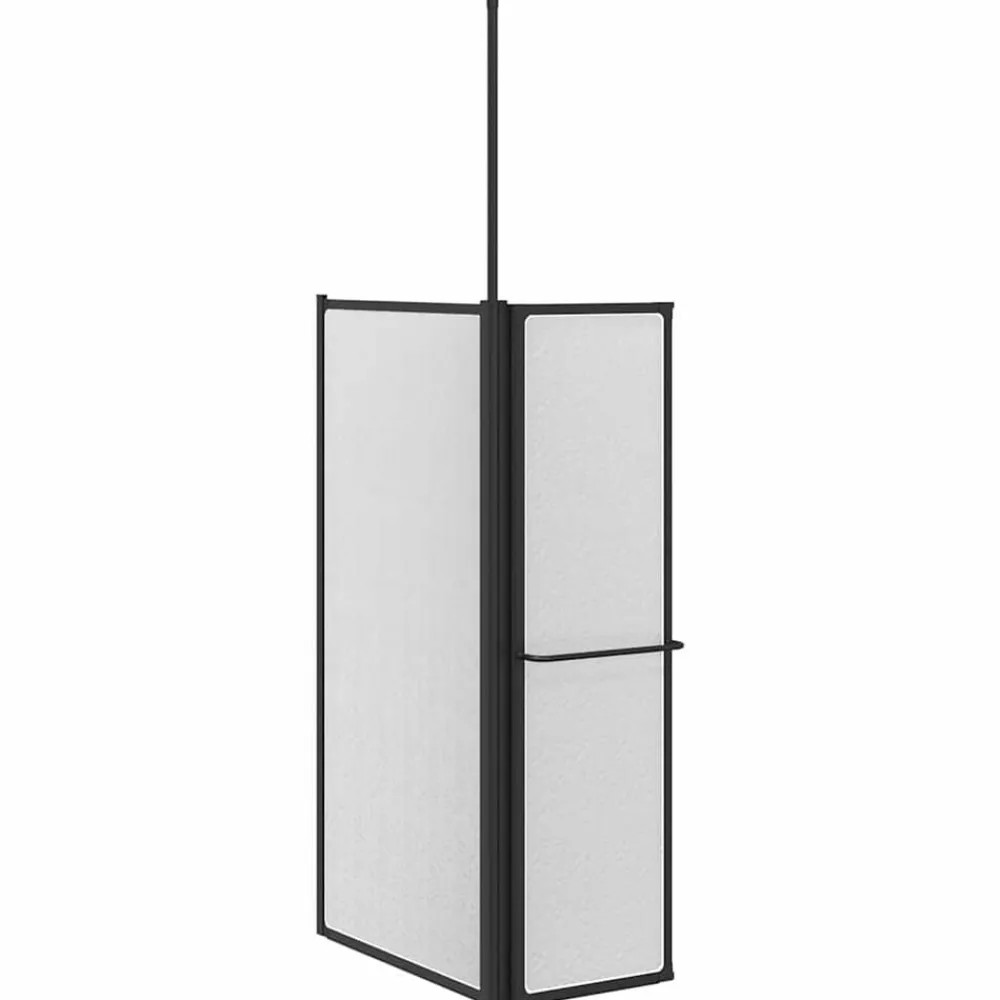 vidaXL Mampara de ducha 120 x 70 x 137 cm Aluminio Best
