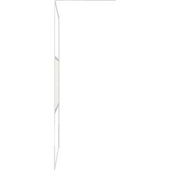 vidaXL Mampara de ducha accesible vidrio ESG diseño piedras 80x195 cm Plateado