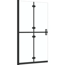 vidaXL Fontanería-Mampara de ducha plegable vidrio ESG transparente 70x190 cm