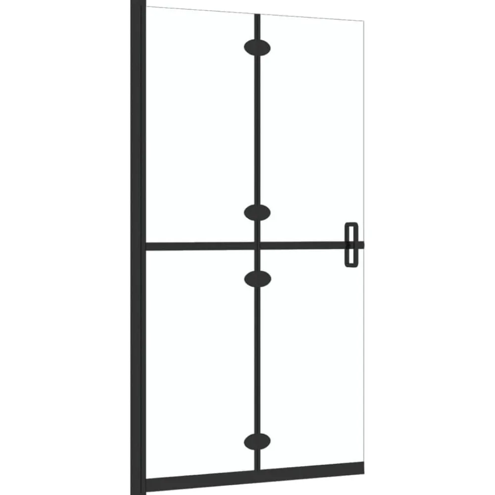 vidaXL Fontanería-Mampara de ducha plegable vidrio ESG transparente 70x190 cm