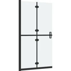 vidaXL Fontanería-Mampara de ducha plegable vidrio ESG esmerilado 70x190 cm