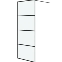 vidaXL Fontanería-Mampara de ducha vidrio ESG esmerilado 80x195 cm