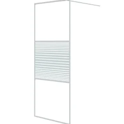 vidaXL Fontanería-Mampara de ducha vidrio ESG transparente 80x195 cm
