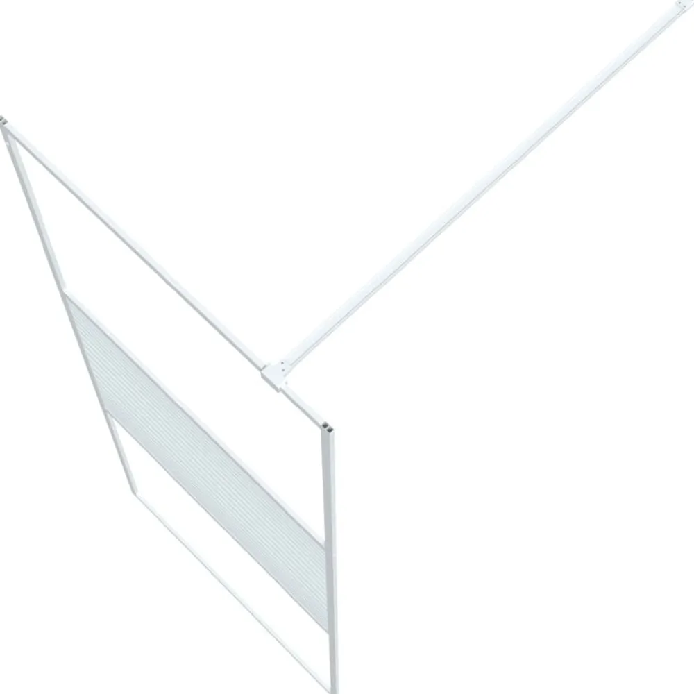 vidaXL Fontanería-Mampara de ducha vidrio ESG transparente 80x195 cm