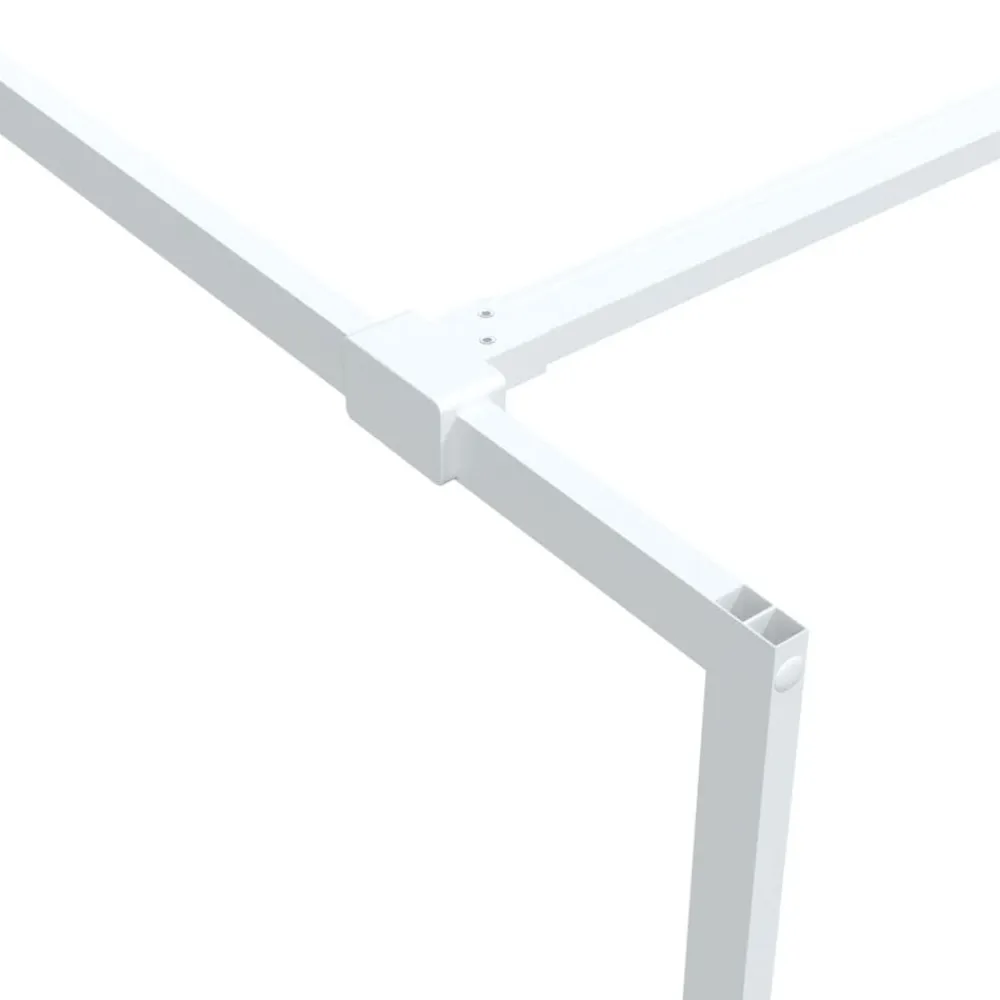 vidaXL Fontanería-Mampara de ducha vidrio ESG transparente 80x195 cm