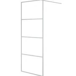 vidaXL Fontanería-Mampara de ducha vidrio ESG transparente 80x195 cm