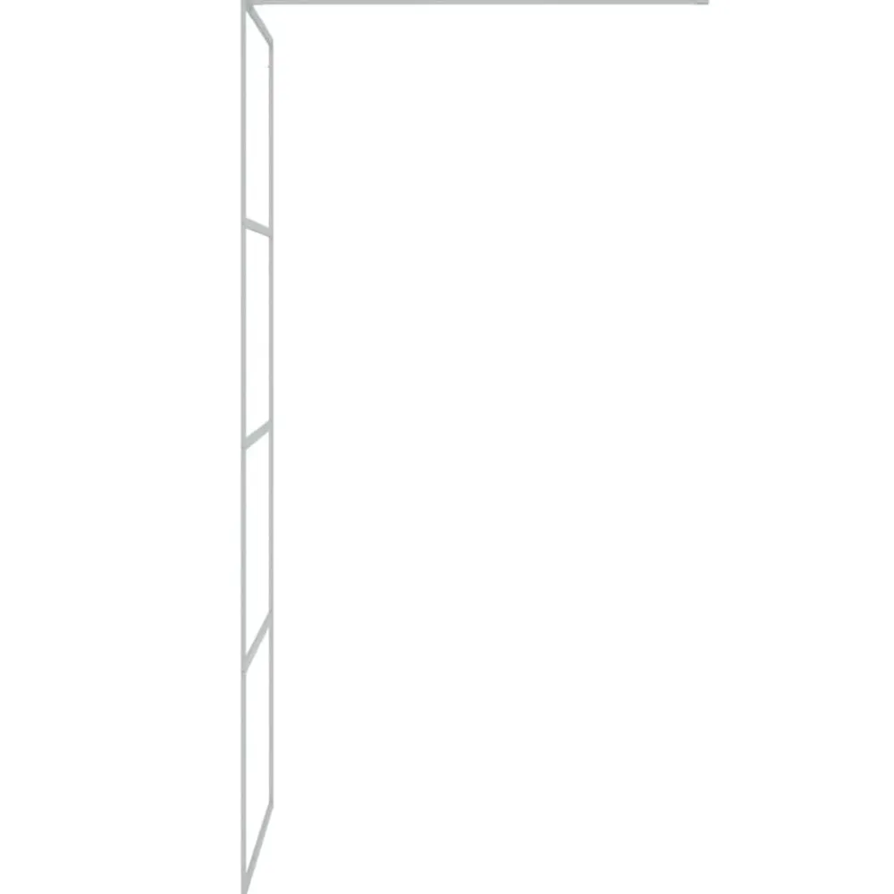 vidaXL Fontanería-Mampara de ducha vidrio ESG transparente 80x195 cm