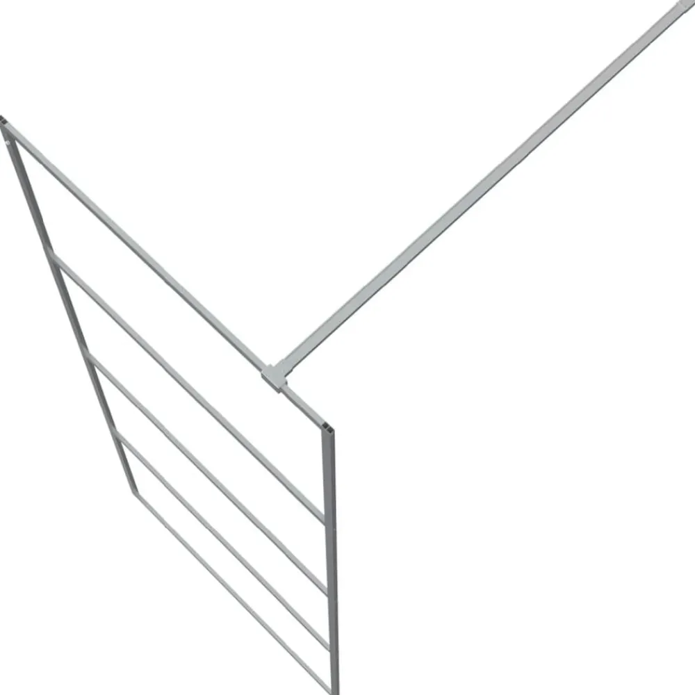vidaXL Fontanería-Mampara de ducha vidrio ESG transparente 80x195 cm