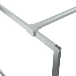 vidaXL Fontanería-Mampara de ducha vidrio ESG transparente 80x195 cm