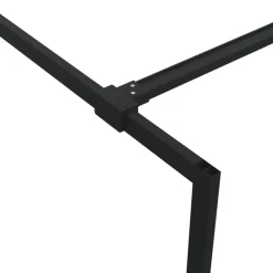 vidaXL Fontanería-Mampara de ducha vidrio ESG semiesmerilado 80x195 cm