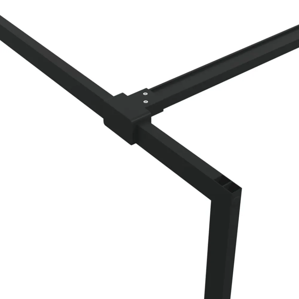 vidaXL Fontanería-Mampara de ducha vidrio ESG semiesmerilado 80x195 cm