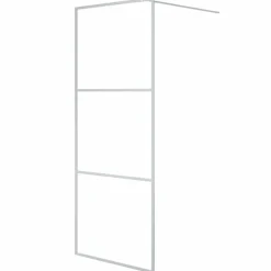 vidaXL Fontanería-Mampara de ducha vidrio ESG transparente 80x195 cm
