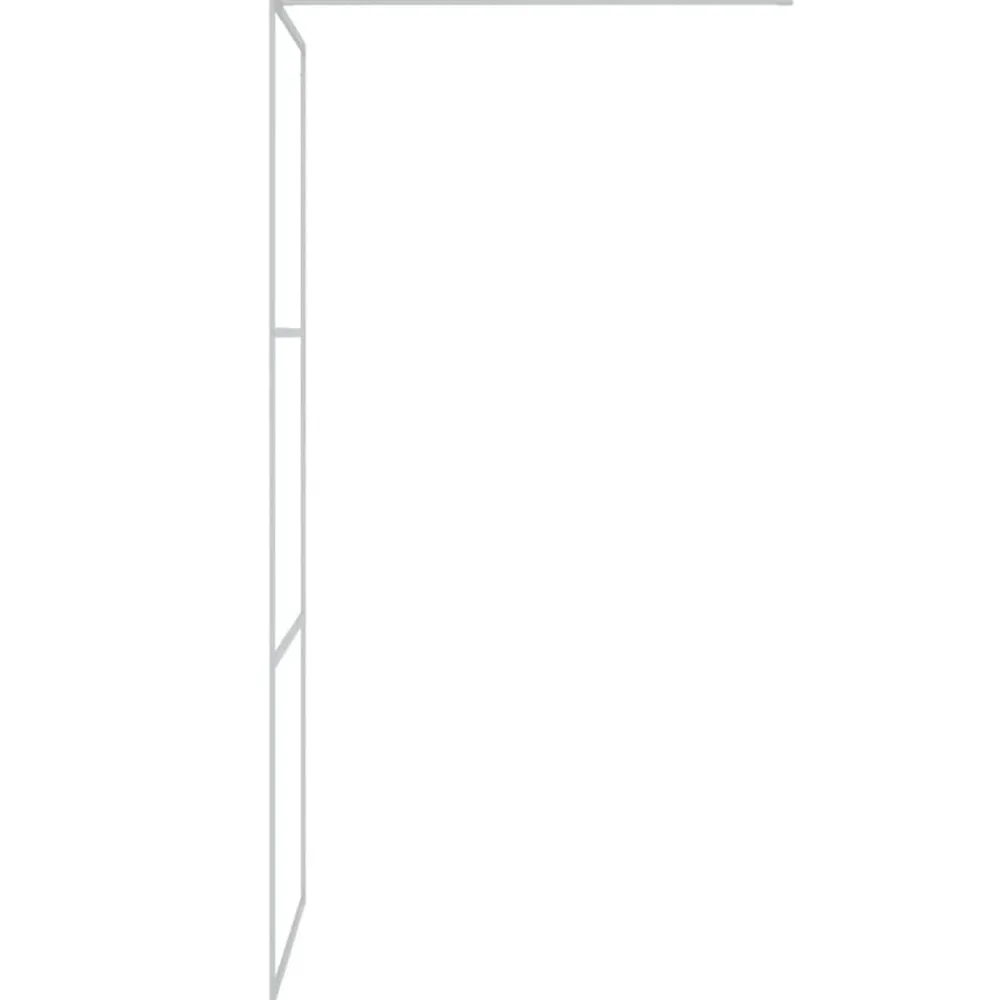 vidaXL Fontanería-Mampara de ducha vidrio ESG transparente 80x195 cm