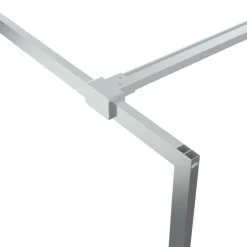 vidaXL Fontanería-Mampara de ducha vidrio ESG transparente 80x195 cm