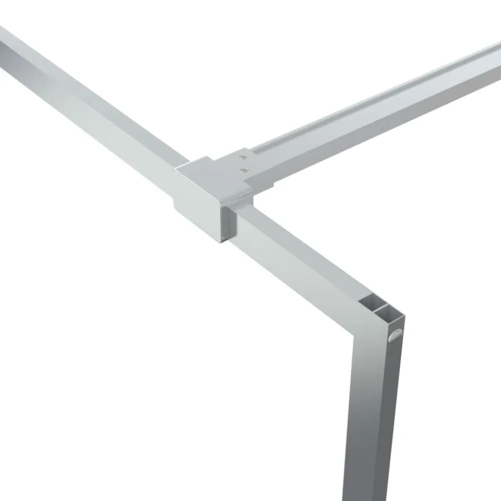 vidaXL Fontanería-Mampara de ducha vidrio ESG transparente 80x195 cm