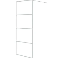 vidaXL Fontanería-Mampara de ducha vidrio ESG transparente 80x195 cm