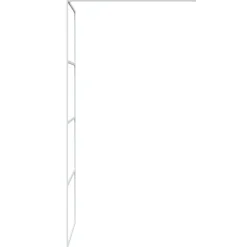 vidaXL Fontanería-Mampara de ducha vidrio ESG transparente 80x195 cm