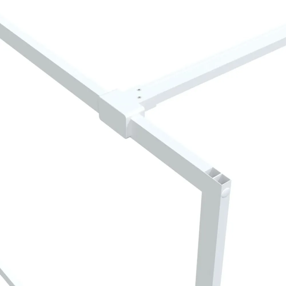 vidaXL Fontanería-Mampara de ducha vidrio ESG transparente 80x195 cm