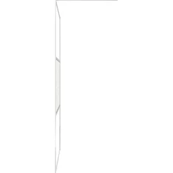 vidaXL Fontanería-Mampara ducha con estante vidrio ESG y aluminio cromo 80x195 cm