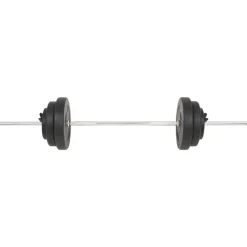 vidaXL Fitness Y Musculación-Mancuerna con discos 60 kg