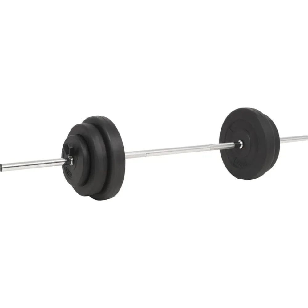 vidaXL Fitness Y Musculación-Mancuerna con discos 60 kg