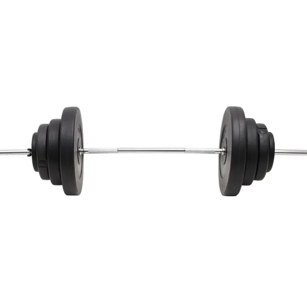 vidaXL Fitness Y Musculación-Mancuerna con discos 60 kg