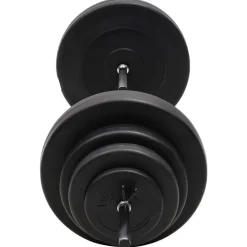 vidaXL Fitness Y Musculación-Mancuerna con discos 60 kg