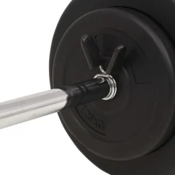 vidaXL Fitness Y Musculación-Mancuerna con discos 60 kg