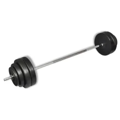 vidaXL Fitness Y Musculación-Mancuerna con pesas 60 kg