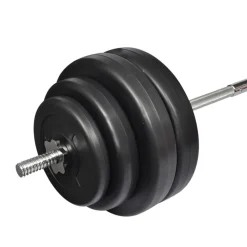 vidaXL Fitness Y Musculación-Mancuerna con pesas 60 kg