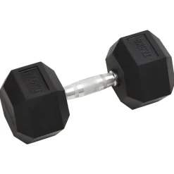 vidaXL Fitness Y Musculación-Mancuerna hierro fundido 17,5 kg