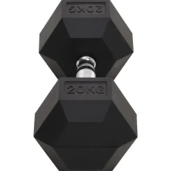 vidaXL Fitness Y Musculación-Mancuerna hierro fundido 20 kg