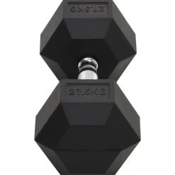 vidaXL Fitness Y Musculación-Mancuerna hierro fundido 27,5 kg