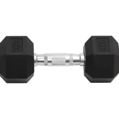 vidaXL Fitness Y Musculación-Mancuernas 2 unidades total hierro fundido 16 kg