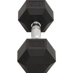 vidaXL Fitness Y Musculación-Mancuernas 2 unidades total hierro fundido 16 kg