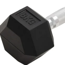 vidaXL Fitness Y Musculación-Mancuernas 2 unidades total hierro fundido 16 kg
