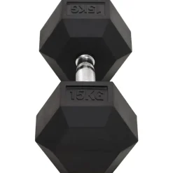 vidaXL Fitness Y Musculación-Mancuernas 2 unidades total hierro fundido 30 kg