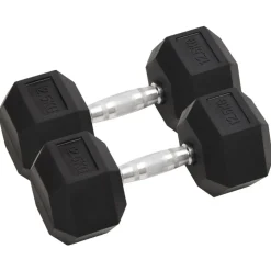 vidaXL Mancuernas 2 unidades total hierro fundido 25 kg Discount