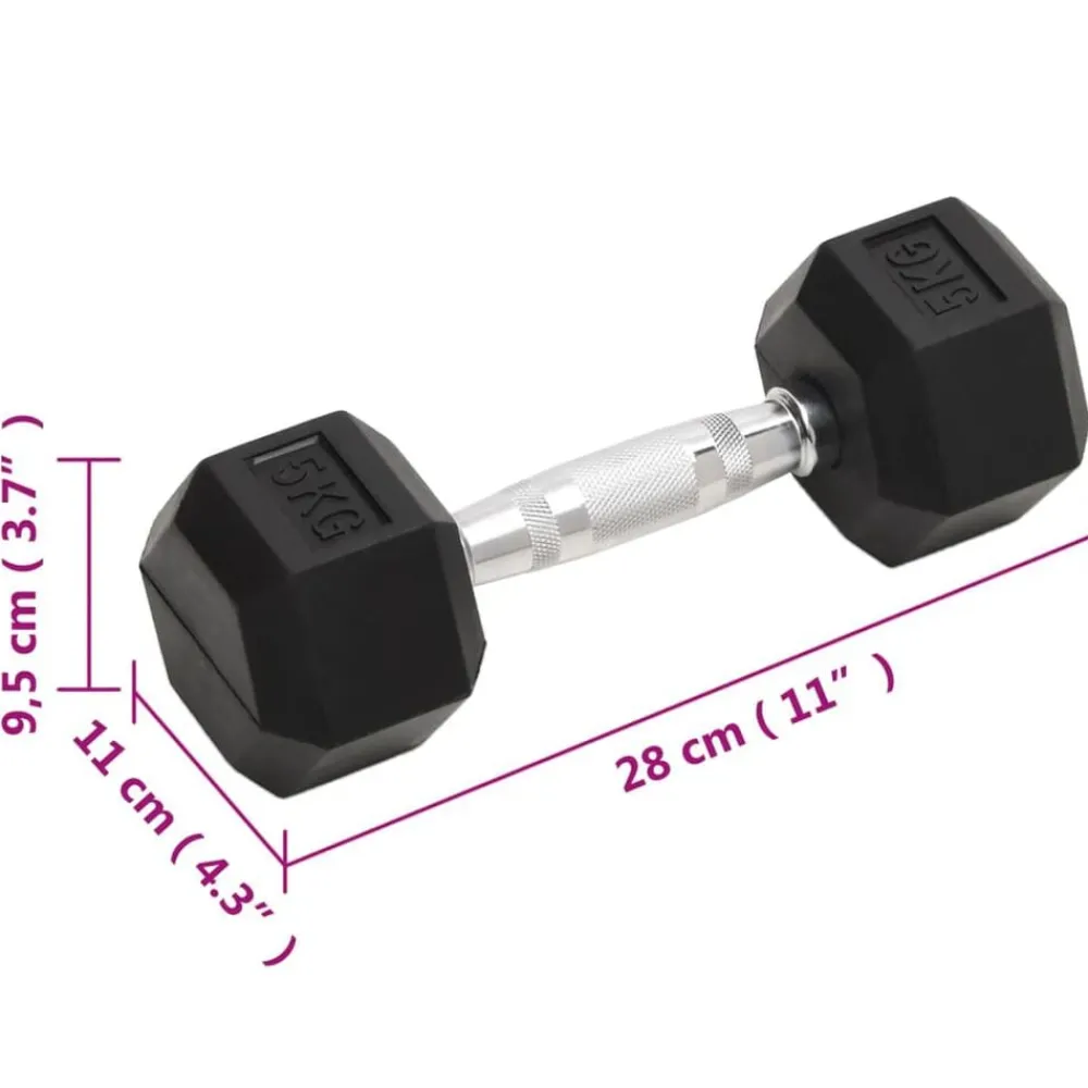 vidaXL Mancuernas 2 unidades total hierro fundido 10 kg Discount