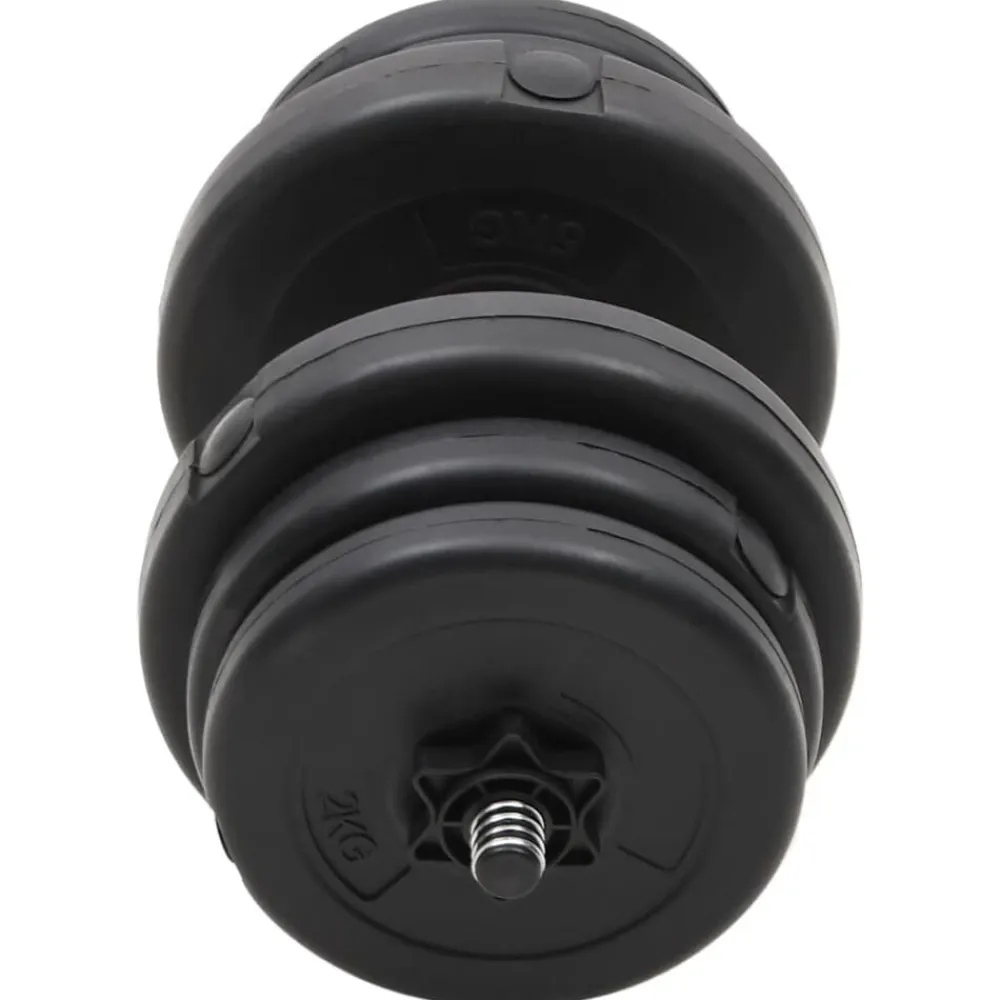 vidaXL Mancuernas con discos 40 kg New